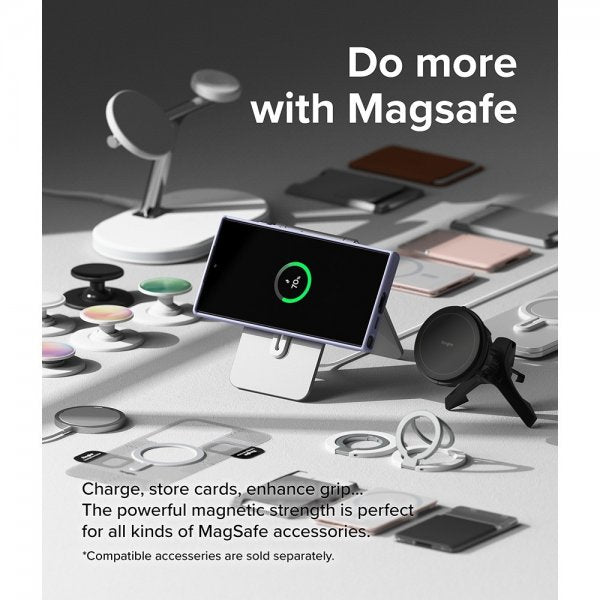 Ringke Samsung Galaxy S24 Ultra Silicone Magnetic -suojakuori, laventeli