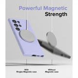 Ringke Samsung Galaxy S24 Ultra Silicone Magnetic -suojakuori, laventeli