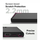 Ringke Samsung Galaxy S24 Ultra Silicone Magnetic -suojakuori, musta