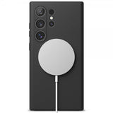 Ringke Samsung Galaxy S24 Ultra Silicone Magnetic -suojakuori, musta