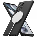 Ringke Samsung Galaxy S24 Ultra Silicone Magnetic -suojakuori, musta