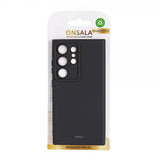 Onsala Samsung Galaxy S24 Ultra Silikonikuori Musta