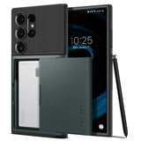 Spigen Samsung Galaxy S24 Ultra kuori Slim Armor CS Abyss Green