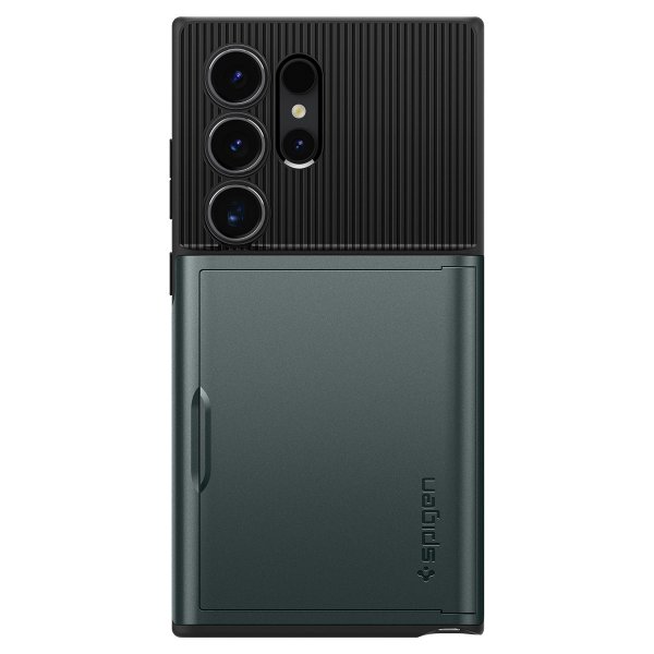 Spigen Samsung Galaxy S24 Ultra kuori Slim Armor CS Abyss Green