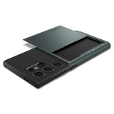 Spigen Samsung Galaxy S24 Ultra kuori Slim Armor CS Abyss Green