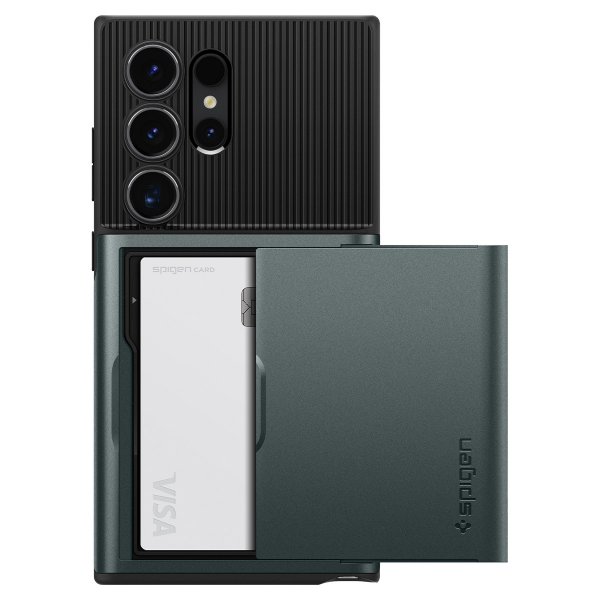 Spigen Samsung Galaxy S24 Ultra kuori Slim Armor CS Abyss Green