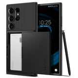 Spigen Samsung Galaxy S24 Ultra -suojakuori, Slim Armor CS, musta