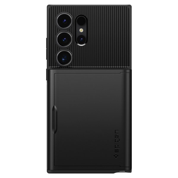 Spigen Samsung Galaxy S24 Ultra -suojakuori, Slim Armor CS, musta