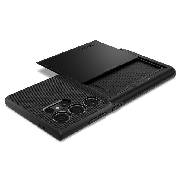 Spigen Samsung Galaxy S24 Ultra -suojakuori, Slim Armor CS, musta