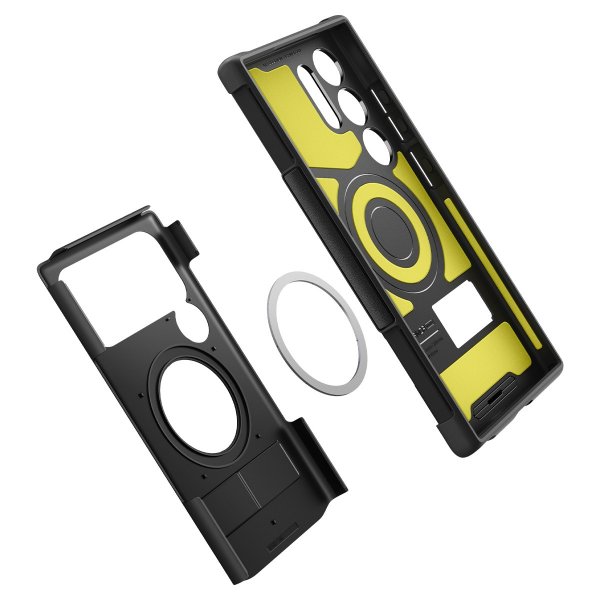 Spigen Samsung Galaxy S24 Ultra Kuori Slim Armor MagFit Musta