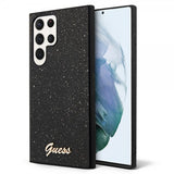 Guess Samsung Galaxy S24 Ultra Kotelo Square Mirror Musta