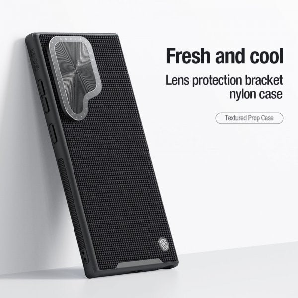 Nillkin Samsung Galaxy S24 Ultra Kuori Textured Prop Case MagSafe Musta