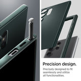 Spigen Samsung Galaxy S24 Ultra kuori Thin Fit Abyss Green