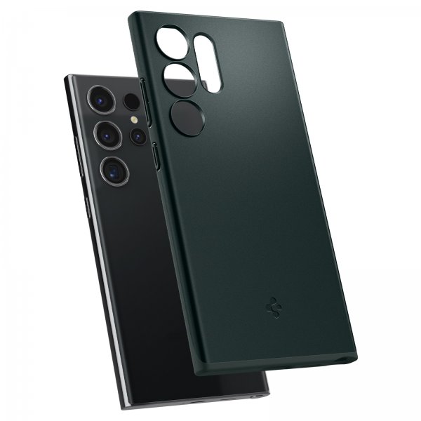Spigen Samsung Galaxy S24 Ultra kuori Thin Fit Abyss Green