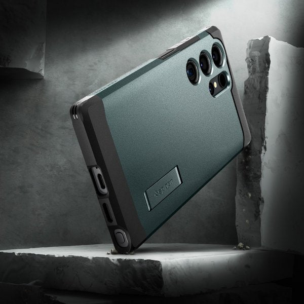 Spigen Samsung Galaxy S24 Ultra kuori Tough Armor Abyss Green