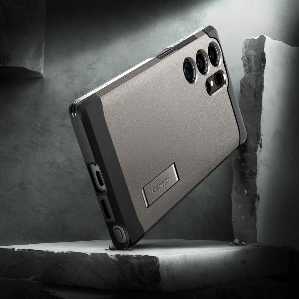 Spigen Samsung Galaxy S24 Ultra Tough Armor Suojakuori Gunmetal