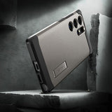 Spigen Samsung Galaxy S24 Ultra Tough Armor Suojakuori Gunmetal