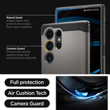 Spigen Samsung Galaxy S24 Ultra Tough Armor Suojakuori Gunmetal