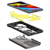 Spigen Samsung Galaxy S24 Ultra Tough Armor Suojakuori Gunmetal