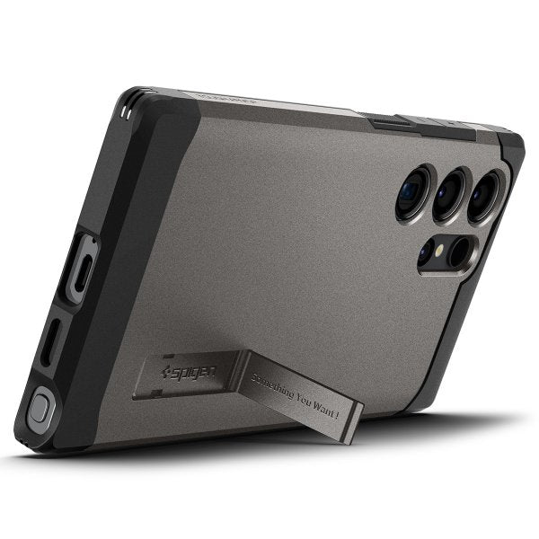 Spigen Samsung Galaxy S24 Ultra Tough Armor Suojakuori Gunmetal