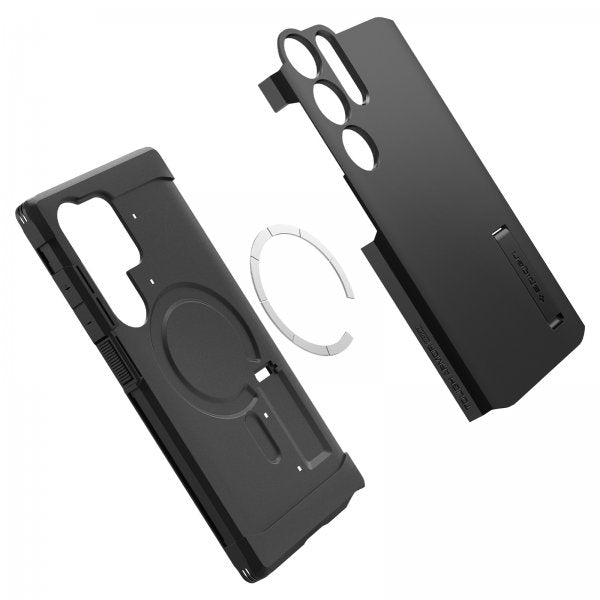 Spigen Samsung Galaxy S24 Ultra -suojakuori Tough Armor MagFit, musta