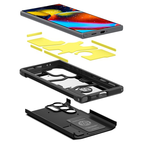 Spigen Samsung Galaxy S24 Ultra kuori Tough Armor Musta