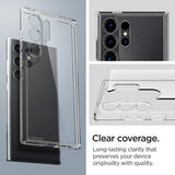 Spigen Samsung Galaxy S24 Ultra -suojakuori Ultra Hybrid Crystal Clear