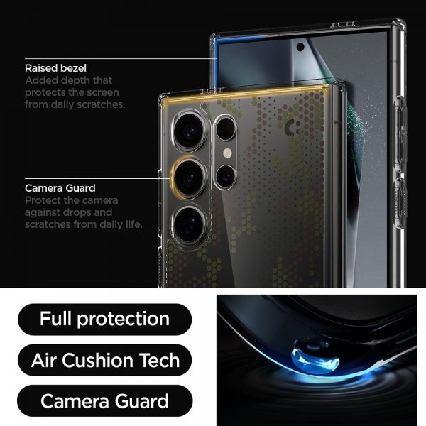 Spigen Samsung Galaxy S24 Ultra -suojakuori Ultra Hybrid Digital Camo