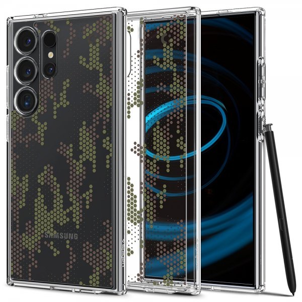 Spigen Samsung Galaxy S24 Ultra -suojakuori Ultra Hybrid Digital Camo