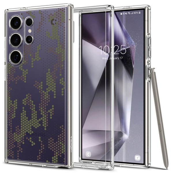 Spigen Samsung Galaxy S24 Ultra -suojakuori Ultra Hybrid Digital Camo