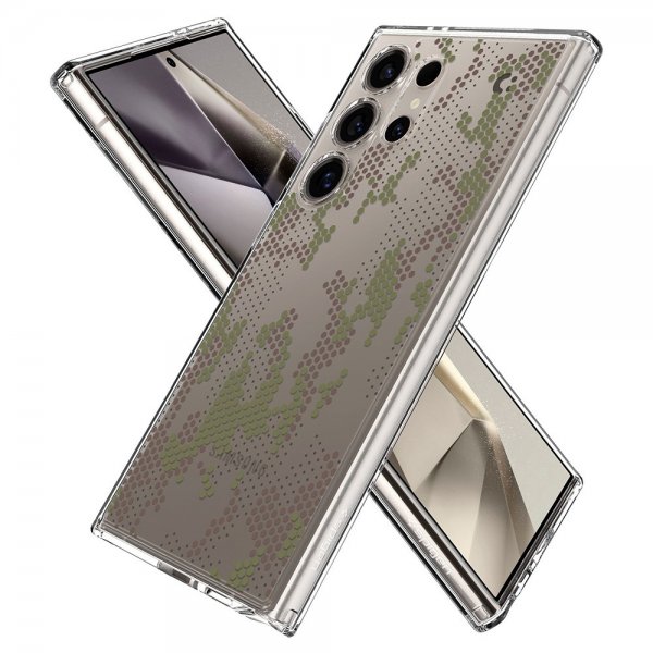 Spigen Samsung Galaxy S24 Ultra -suojakuori Ultra Hybrid Digital Camo