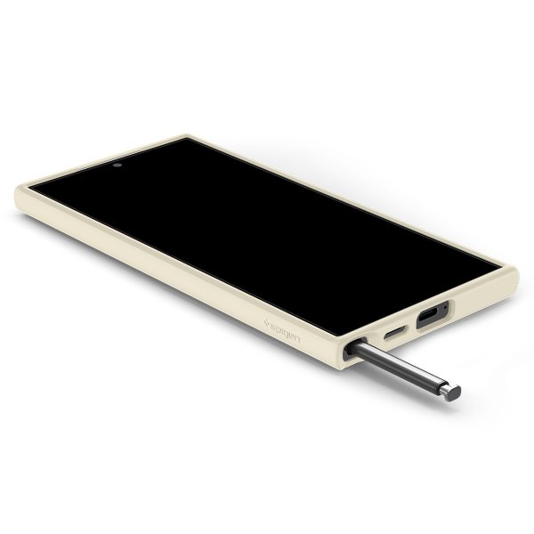 Spigen Samsung Galaxy S24 Ultra Ultra Hybrid Mute Beige -suojakuori