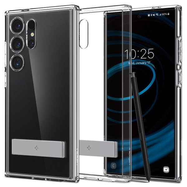 Spigen Samsung Galaxy S24 Ultra -suojakuori Ultra Hybrid S Crystal Clear
