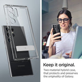 Spigen Samsung Galaxy S24 Ultra -suojakuori Ultra Hybrid S Crystal Clear