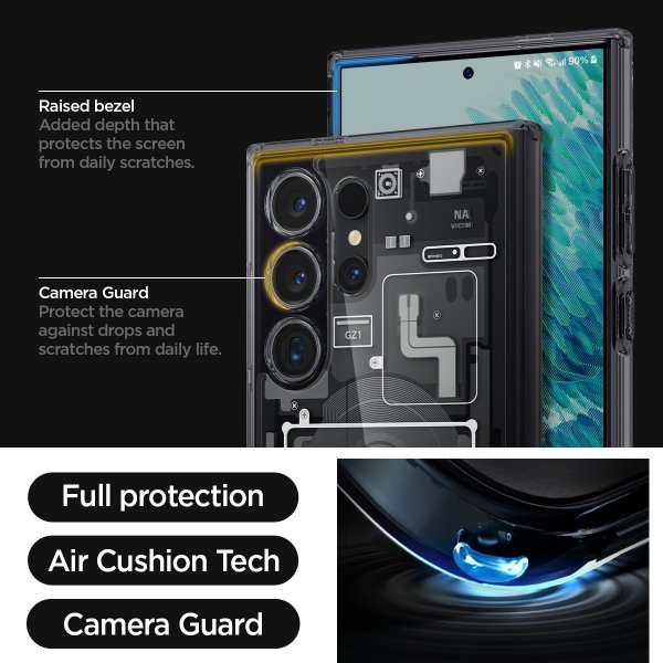 Spigen Samsung Galaxy S24 Ultra Ultra Hybrid Zero One -suojakuori