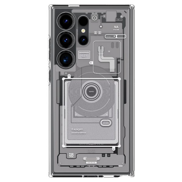 Spigen Samsung Galaxy S24 Ultra Ultra Hybrid Zero One White -suojakuori