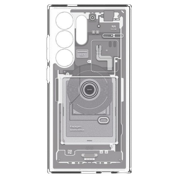 Spigen Samsung Galaxy S24 Ultra Ultra Hybrid Zero One White -suojakuori