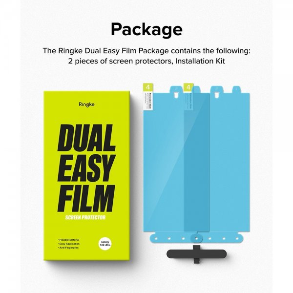 Ringke Samsung Galaxy S24 Ultra Näytönsuoja Dual Easy Film 2-pakkaus