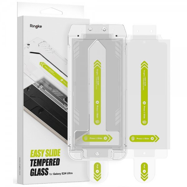 Ringke Samsung Galaxy S24 Ultra näytönsuoja Easy Slide 2-pakkaus