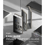 Ringke Samsung Galaxy S24 Ultra näytönsuoja Easy Slide Privacy, 2 kpl