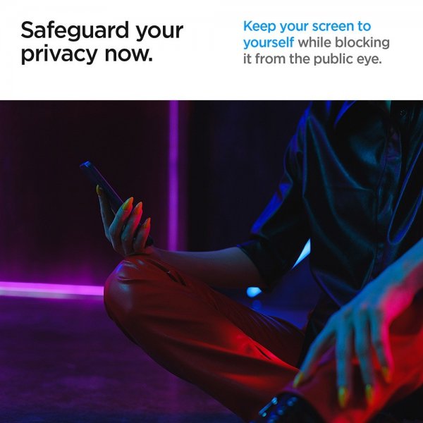 Spigen Samsung Galaxy S24 Ultra Näytönsuoja GLAS.tR EZ Fit Privacy 2 kpl
