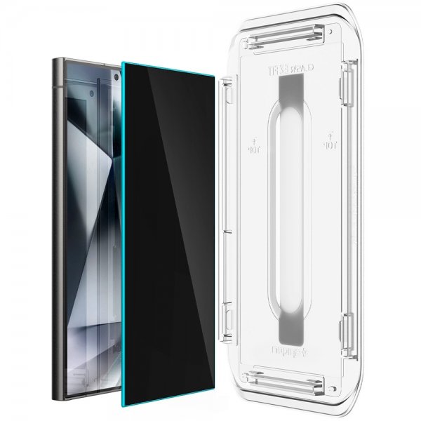 Spigen Samsung Galaxy S24 Ultra Näytönsuoja GLAS.tR EZ Fit Privacy 2 kpl