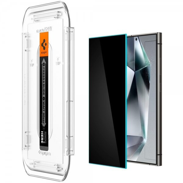 Spigen Samsung Galaxy S24 Ultra Näytönsuoja GLAS.tR EZ Fit Privacy 2 kpl