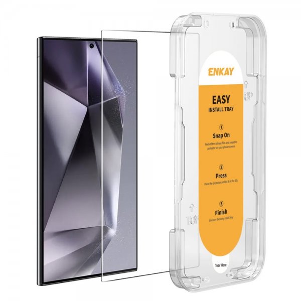 Enkay Samsung Galaxy S24 Ultra Näytönsuoja asennuskehyksellä Easy Install