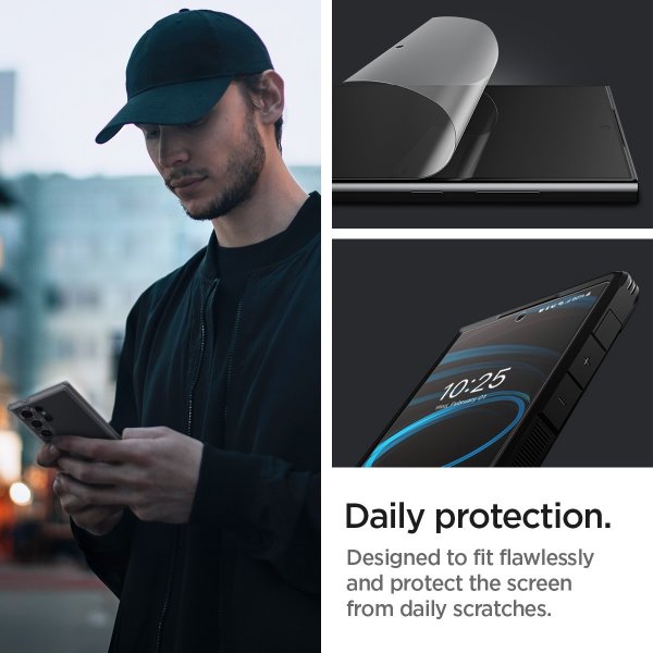 Spigen Samsung Galaxy S24 Ultra -näytönsuoja Neo Flex 2 kpl