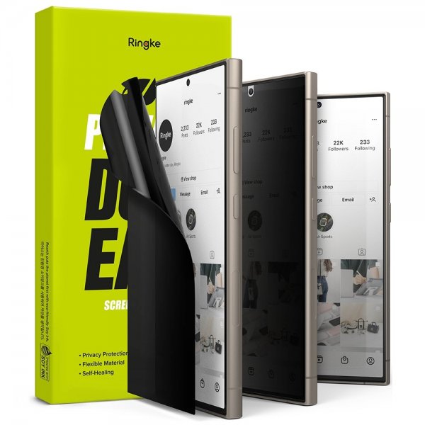 Ringke Samsung Galaxy S24 Ultra Näytönsuoja Privacy Dual Easy Film
