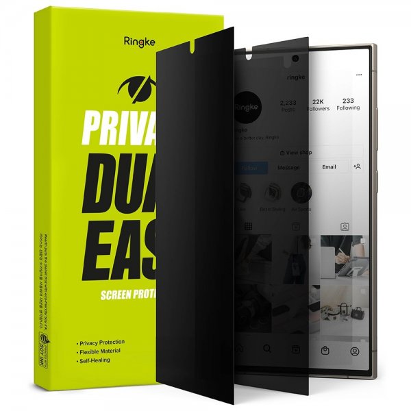 Ringke Samsung Galaxy S24 Ultra Näytönsuoja Privacy Dual Easy Film