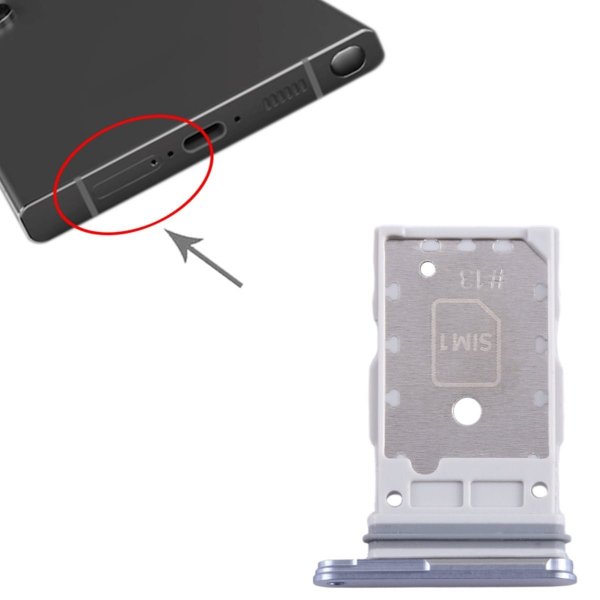 Samsung Galaxy S24/S24 Plus SIM-korttipidin - Violetti