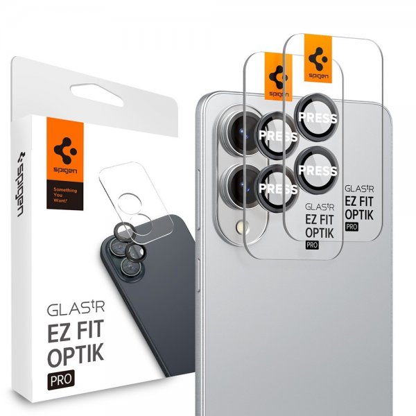 Spigen Samsung Galaxy S25 Edge Kameran suojalasi GLAS.tR EZ Fit Optik Pro 2 kpl