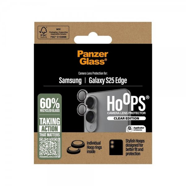 PanzerGlass Samsung Galaxy S25 Edge Kameransuoja Hoops